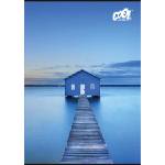 Victoria Тефтер, с телбод, A4, кариран, 32 страници, COOL BY VICTORIA "Silent Blue", "87-32