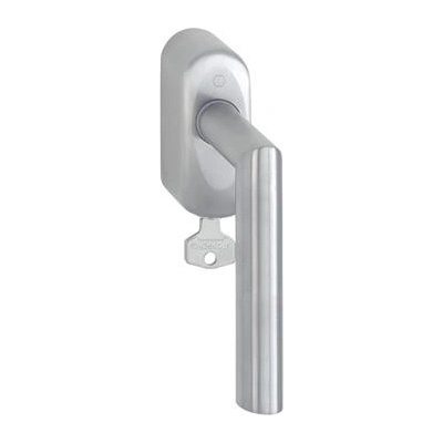 HOPPE okenní klika AMSTERDAM - zamykatelná+Secustic 7 x 37 mm, nerez
