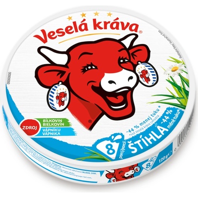 Veselá kráva Štíhlá sýr tavený chlaz 120 g