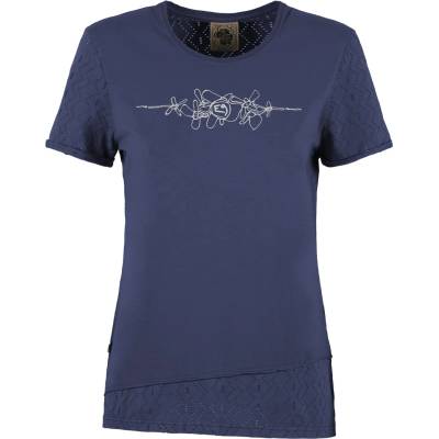 E9 Дамска тениска E9 Women's Bonny T-shirt - Vintage Blue - размер XXS (916-6033-0311)