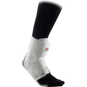 McDavid Олекотена наглезенка - Бяла | Lace-Up Ankle Support Brace With Straps 195 - White M