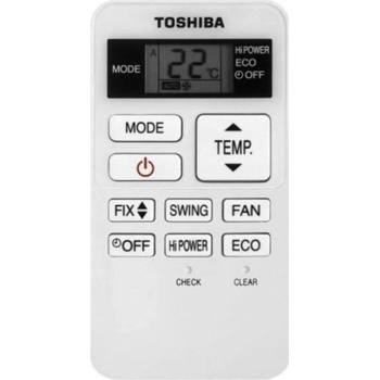 Dálkový ovladač Toshiba WH-UA01NE, RAS-B05/B16. RAS-05/18