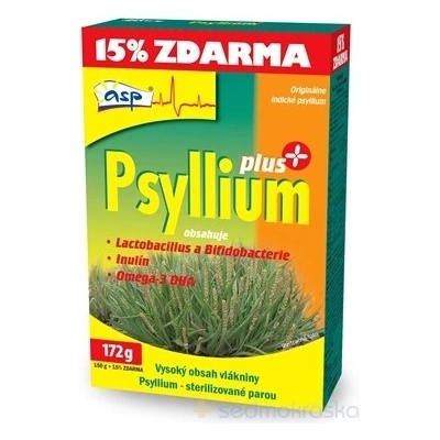 ASP Psyllium PLUS rozpustná vláknina + Laktobacillus Bbifidobacterium inulín Omega-3 172 g