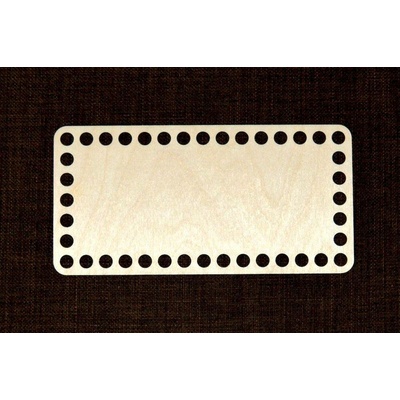 Dno na košík - obdélník 30 x 15 cm