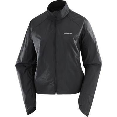 Salomon Дамско яке за бягане Salomon Women's SHKout Fly Windproof jacket - Deep Black - размер XS (128-0541-0111)