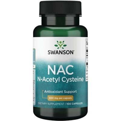 Swanson NOW NAC N-Acetyl-L-Cystein 600 mg 100 kapsúl