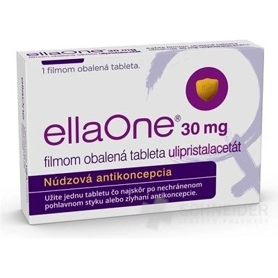 ellaOne 30 mg filmom obalená tableta tbl.flm. 1 x 30 mg
