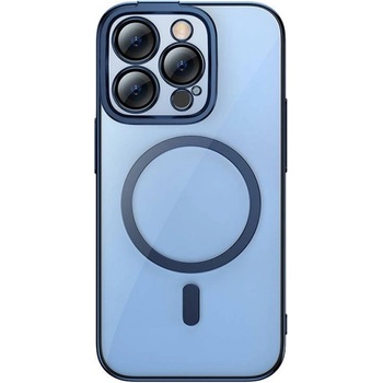 Baseus Glitter Transparent Magnetic Case and Tempered Glass set for iPh