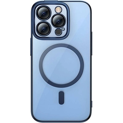Baseus Glitter Transparent Magnetic Case and Tempered Glass set for iPh