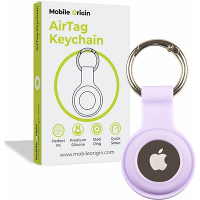 Mobile Origin AirTag klíčenka Fialová FRL-ATKC-PUR