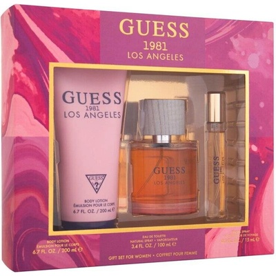 Guess 1981 Los Angeles EDT 100 ml + tělové mléko 200 ml + EDT 15 ml dárková sada