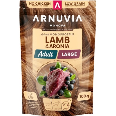 Arnuvia Monova Adult Large Lamb & Aronia 0,1 kg