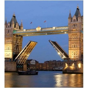 DIMEX ART Флизелинов фототапет тауър бридж през нощта 225 x 250 см