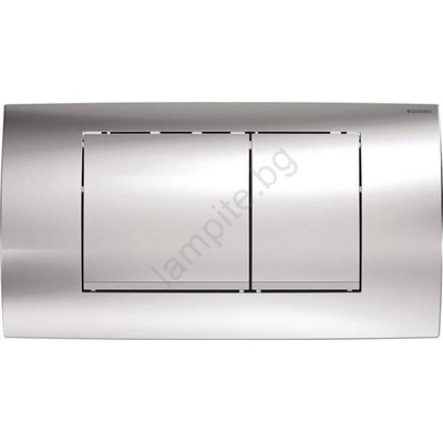 Geberit 115.899. KH. 1 - Бутон за промиване Twinline30 34x18, 5 см, лъскав хром/матов хром (GB0052)