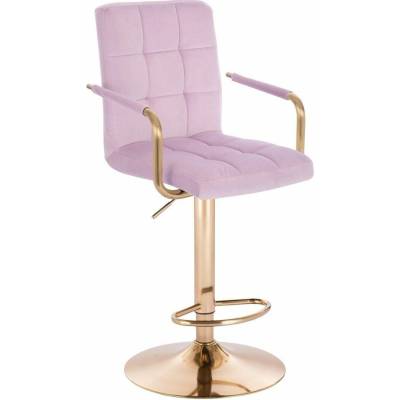 LuxuryForm Design Verona Gold Velur na zlatom tanieri levanduľa
