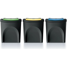 Prosperplast IKWB25S3 3 x 25 L Sada 3 Černá