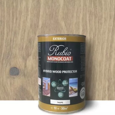 Rubio Monocoat Hybrid Wood Protector Taupe - Цветно масло за външна употреба 2.5л (6141)
