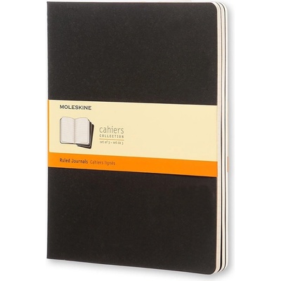 Moleskine Тетрадки с редове Moleskine Cahier Journals XL черни 3 бр (MOqp321)