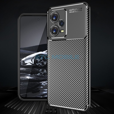 Shield4U Shockproof Carbon Fiber Xiaomi Redmi Note 12 Pro 5G Poco X5 Pro černý