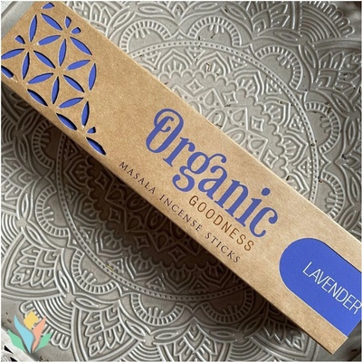 Garden Fresh Levandule vonné tyčinky Organic Masala incense 15 g