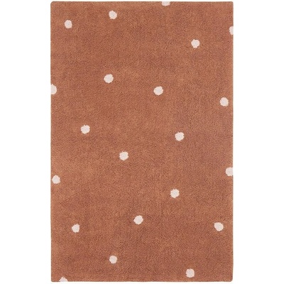 Lorena Canals Mini Dot Chestnut tehlový