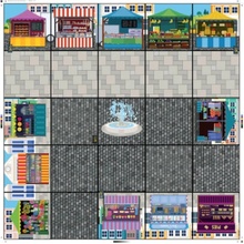 TTS Bee Bot & Blue Bot podložka na trhovisko
