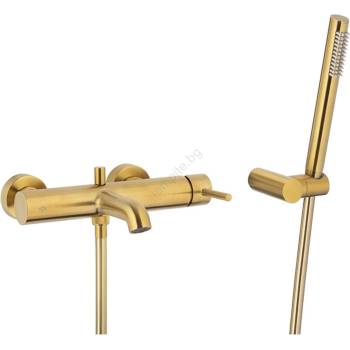 Armatura 5034-520-31 - К-кт за баня със смесител MOZA златист (KF0039)