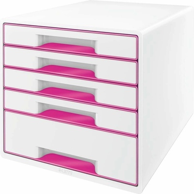 Leitz Wow box 5 zásuvek růžový – Hledejceny.cz