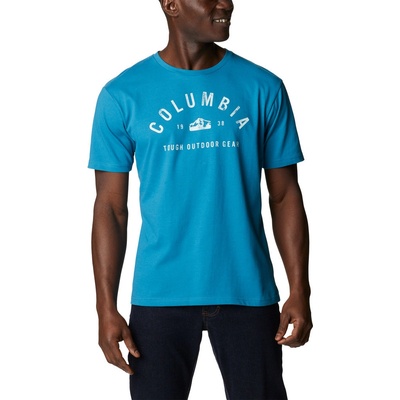 Columbia Urban Trail Graphic Short Sleeve deep marine csc dome graphic