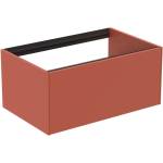 Ideal Standard Atelier Conca стенен шкаф за шкаф, червено-оранжев мат, 1 чекмедже, 80 см (T3985Y3)