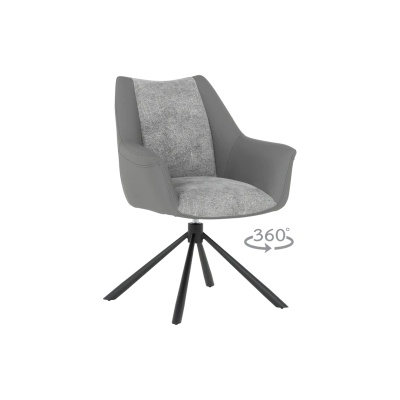 Carmen Трапезен стол tempe - тъмносив