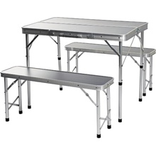REDCLIFFS Kempingový nábytek skládací stůl + 2 lavice KO-CM4100110