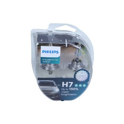 PHILIPS Krabička - Žárovka H7 12V 55W PX26d X-tremeVision Pro150 2ks 12972XVPS2