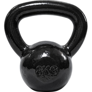 Amazon Basics Cast Iron Kettlebell 8kg Black - CK-8KG (CK-8KG)