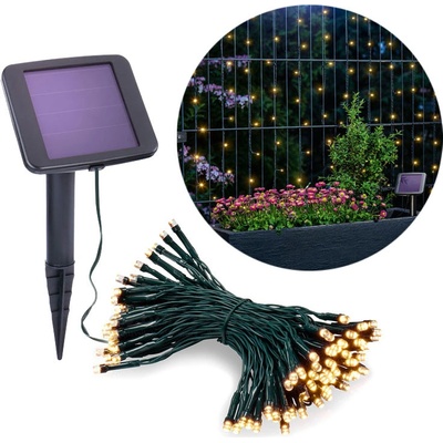 Esotec Solární světelný řetěz Esotec 102170 100 LED 12m teplá bílá