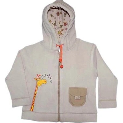 Hooligans Kids mikina Žirafa fleece s kapucí
