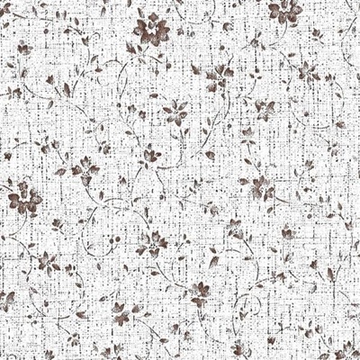 GEKKOFIX 14177 Samolepící fólie Vintage květinky hnědé samolepící tapety rozměry 45 cm x 15 m
