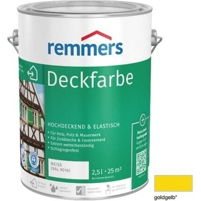 Remmers Deckfarbe 5 l Goldgelb