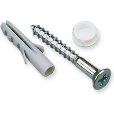 Gardinia АКСЕСОАР ВИНТ, ДЮБЕЛ И ТАПИЧКА gardinia ЗА pvc КОРНИЗ 20 БР (4003018000570)