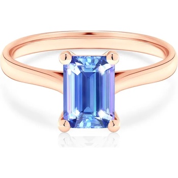 Image 1 of SAVICKI Годежен пръстен Savicki: розово злато, танзанит