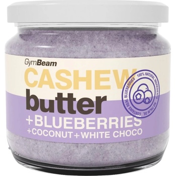 Image 1 of GymBeam Cashew Butter with Coconut , White Choco and Blueberries [340 грама]