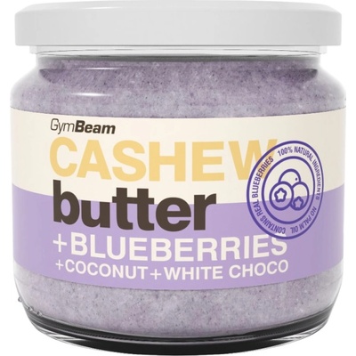GymBeam Cashew Butter with Coconut , White Choco and Blueberries [340 грама]