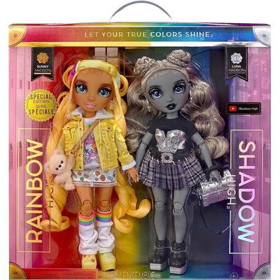 Rainbow High Fashion bábika 2-pack Sunny & Luna 0035051592778