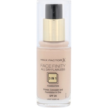 Max Factor Facefinity 3v1 All Day Flawless make-up 40 Light Ivory 30 ml