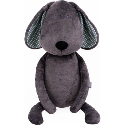 Balibazoo Мека играчка за гушкане Bali Bazoo - Dog, 58 cm, сива (111062)