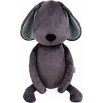 Balibazoo Мека играчка за гушкане Bali Bazoo - Dog, 58 cm, сива (111062) - ozone