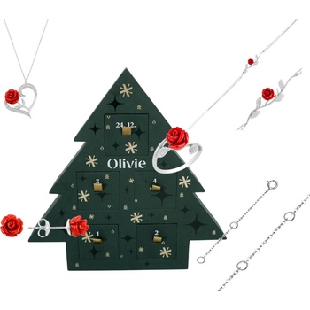 Olivie Adventní kalendář RŮŽE & SRDCE 9937