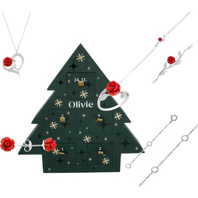 Olivie Adventní kalendář RŮŽE & SRDCE 9937