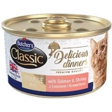 Butcher's Cat Class.Delic.Dinners losos + kreviet 85 g