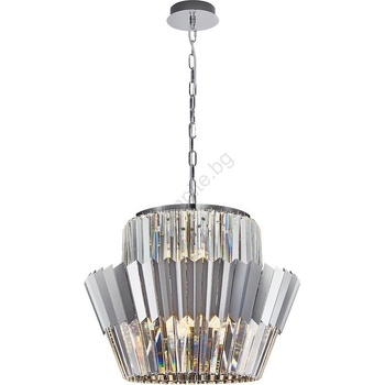 MILAGRO Пендел DONNA 12xE14/40W/230V Ø 55 см матов хром (MI2703)